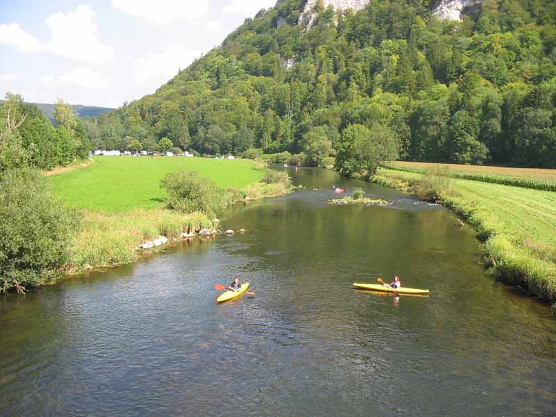 Kanusport auf der Donau