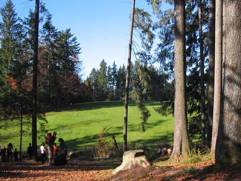 Herbstwanderung in der Nähe des Eistobels (Obere Argen) im Allgäu