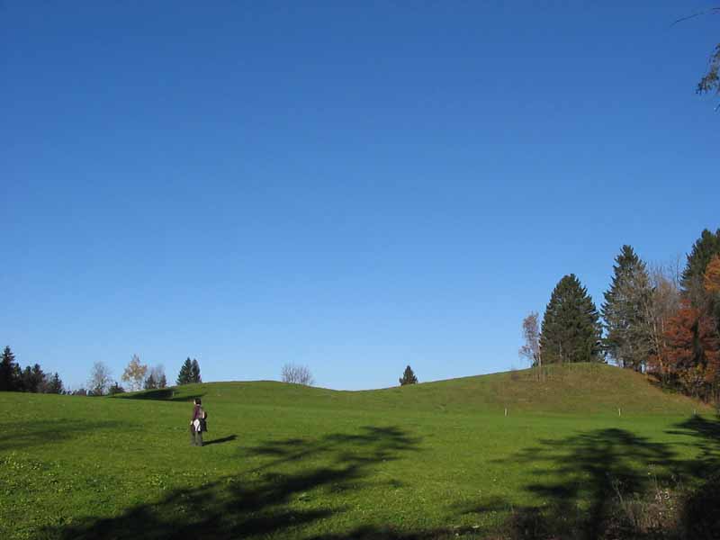 Herbstwanderung in der Nähe des Eistobels (Obere Argen) im Allgäu