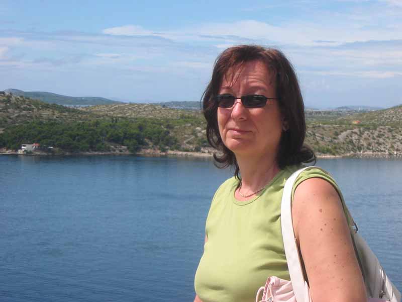 Gudrun vor der Krka