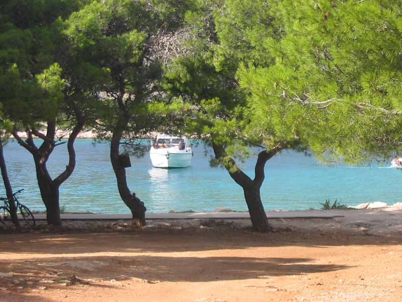 Badestrand auf der Insel Murter