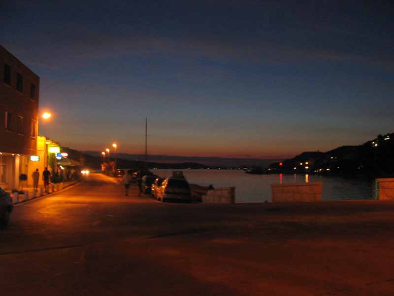 Abendstimmung in Tisno