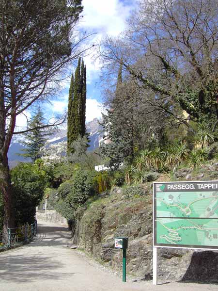 Tappeinerpromenade in Meran