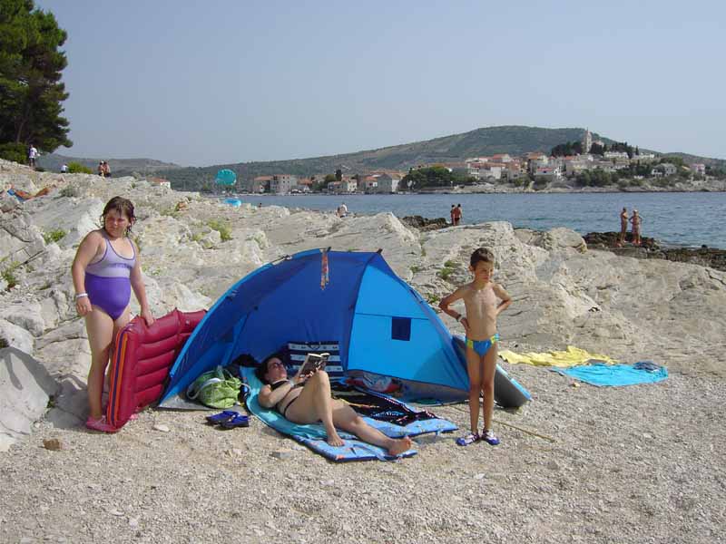 Strandleben vor Primosten