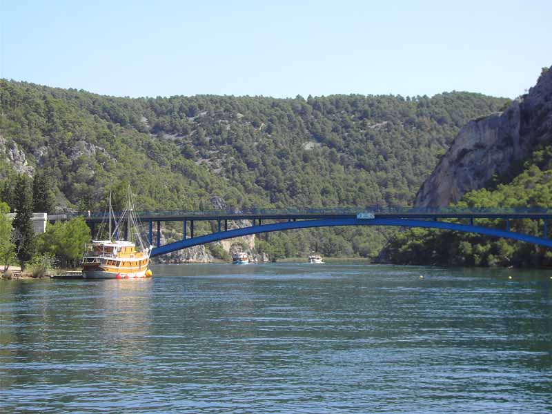 Eingang zum Krka-Nationalpark bei Skradin