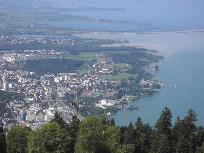 Rheinmündung in den Bodensee