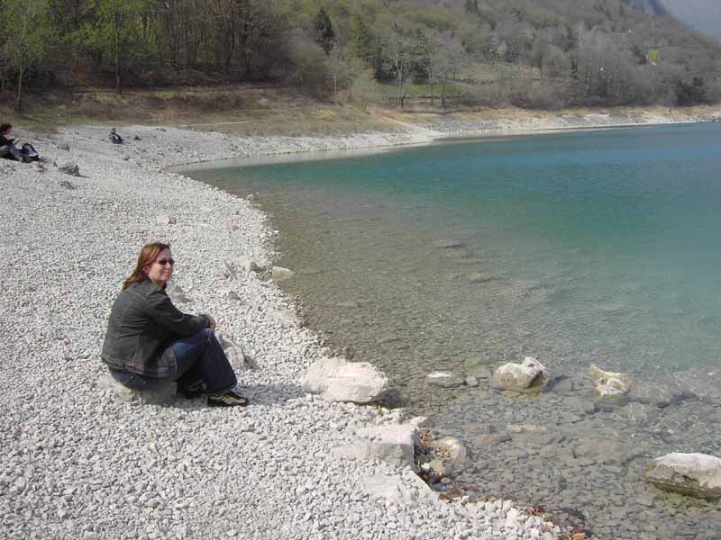 Strand am Lago di Tenno