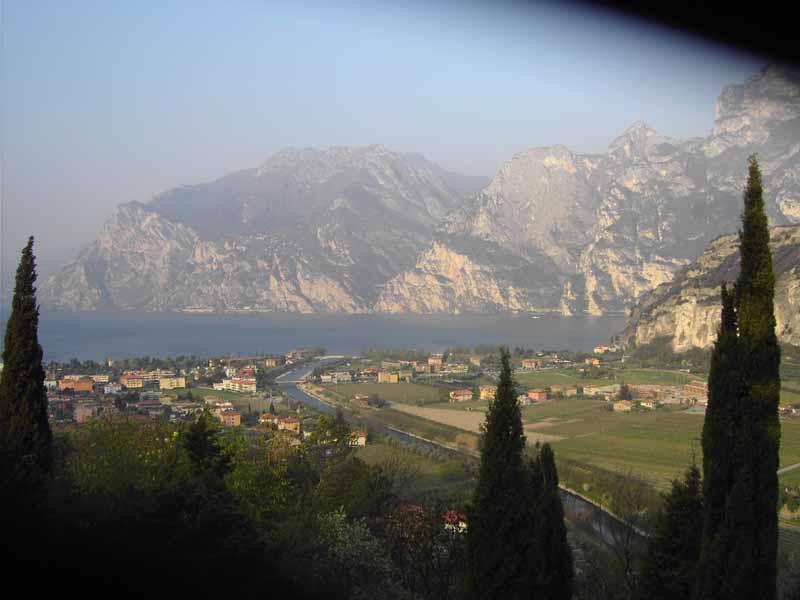 Mündung der Sarca in den Gardasee