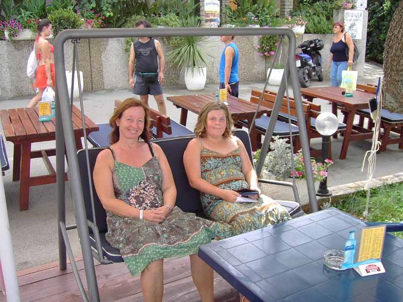 Cafe-Pause beim Bummel