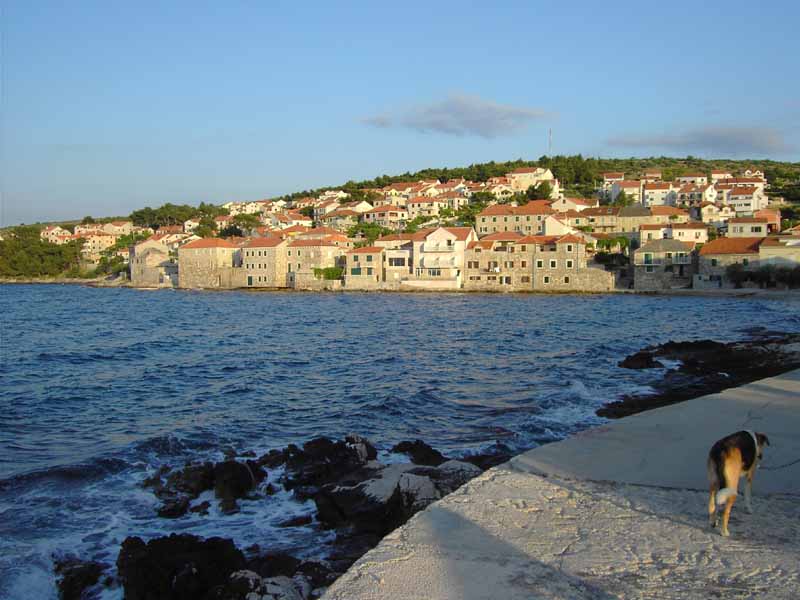 Postira am Abend