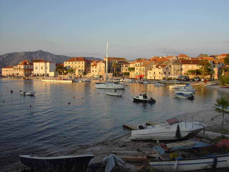 Postira am Abend