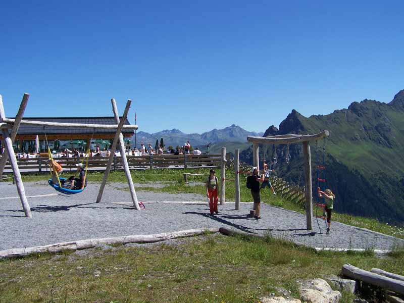 an der Seilbahn-Bergstation