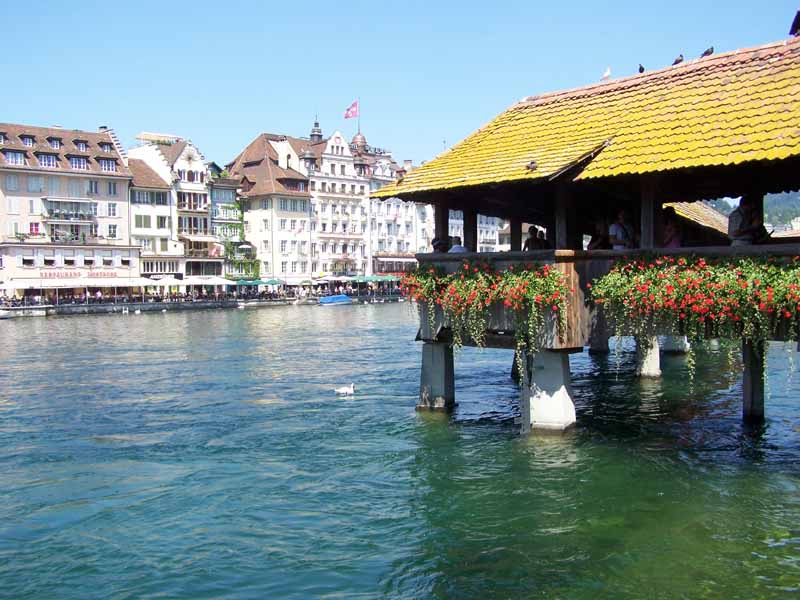 Luzern mit der Kapellbrücke