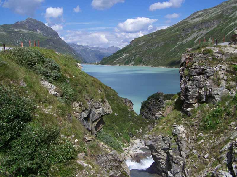 der Silvretta-Stausee