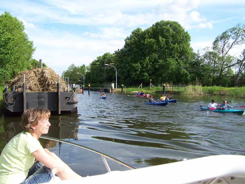 schnell raus aus der Schleuse