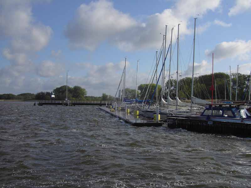 Marina in Rechlin - stürmischer Tag
