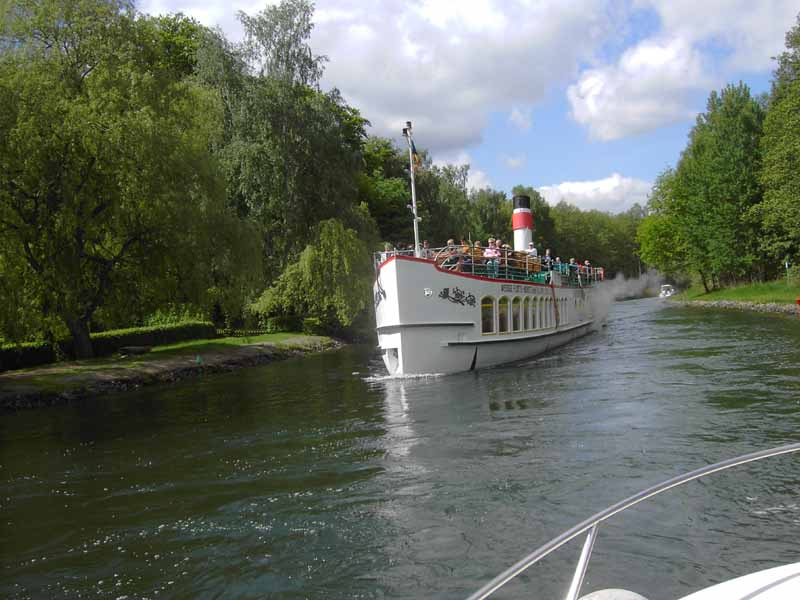 Begegnung im Kanal