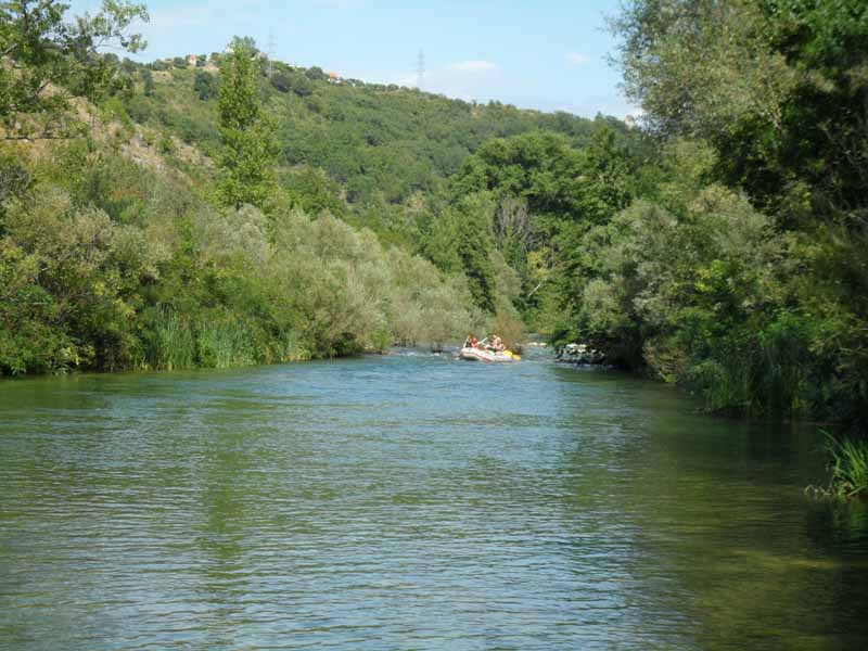 Rafting auf der Cetina