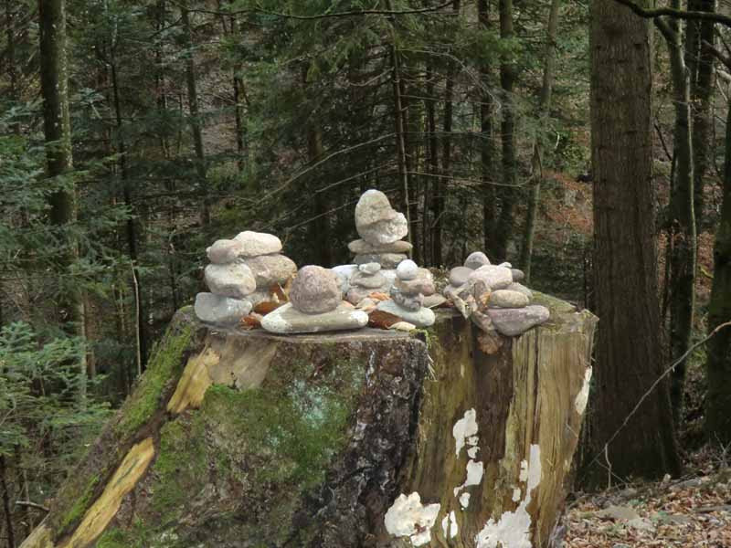 Steinmännchen im Walde