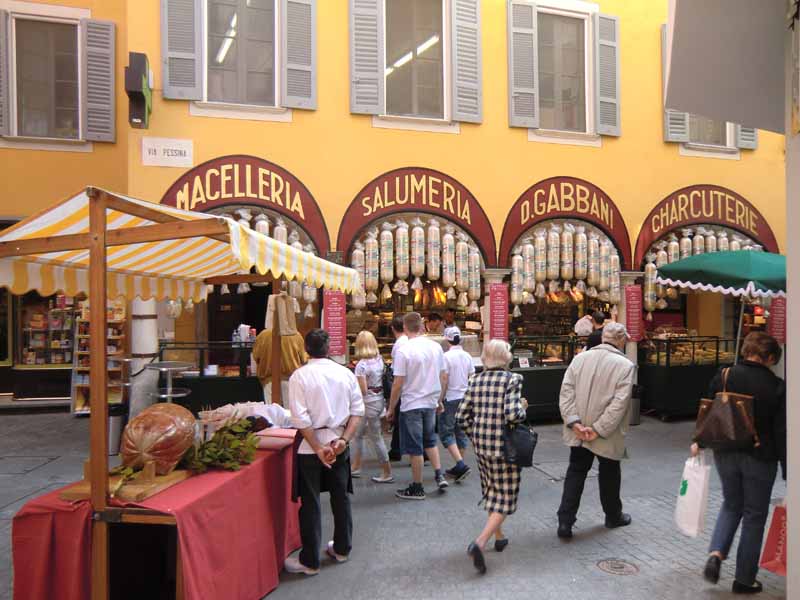 berühmte Shoppingadresse in Lugano