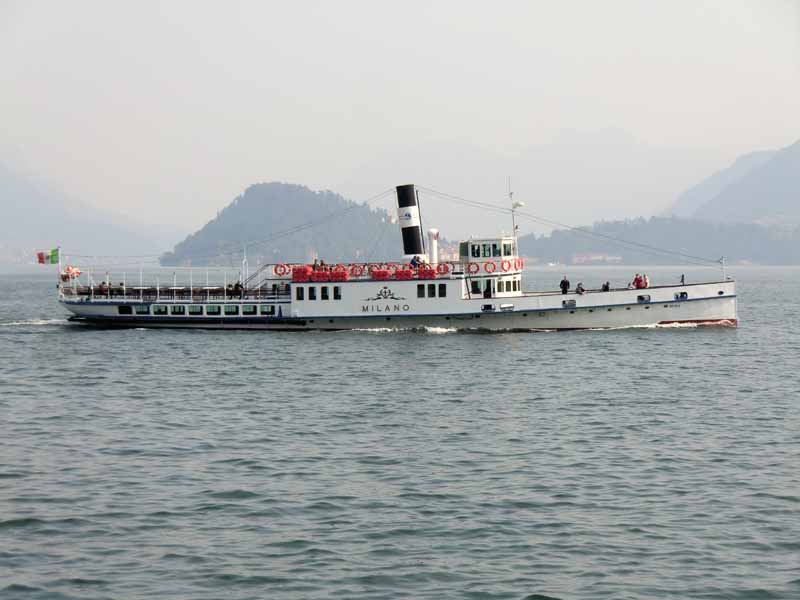 Museumsdampfer auf dem Comer See