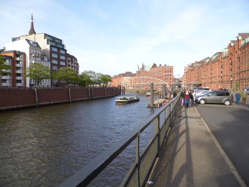 Abfahrt zur Hafenrundfahrt in der Speicherstadt