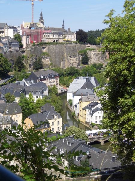die Stadt Luxemburg im Land Luxemburg