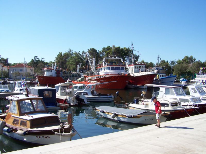 Hafen der Stadt Krk