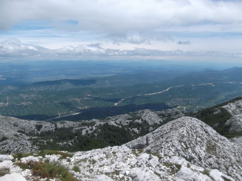 die neue Autobahn nach Dubrovonik ist gut zu erkennen