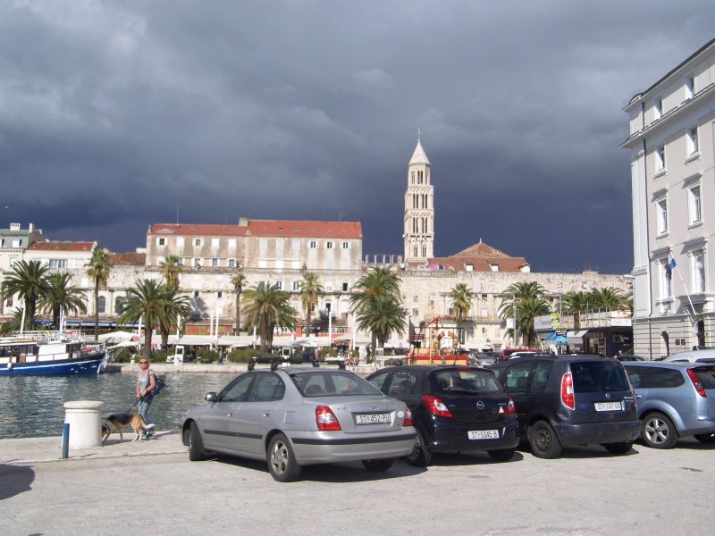 ein Gewitter zieht auf