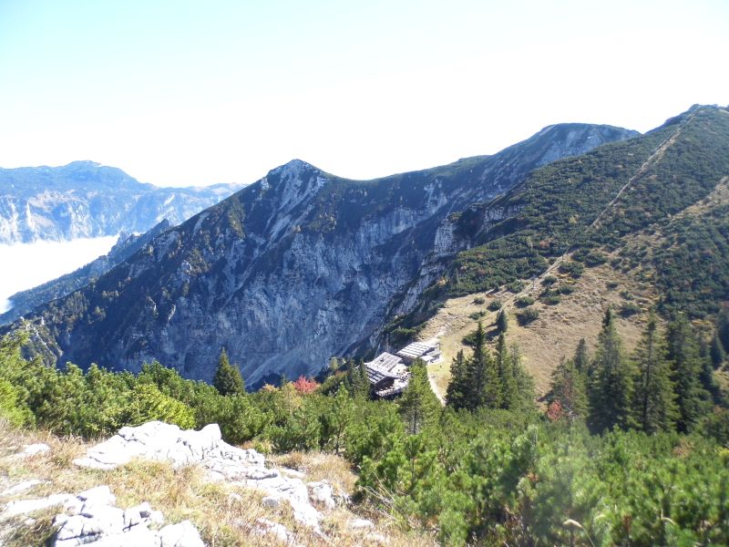 Alm Schlegelmulde mit Hochschlegel und Dreisesselberg