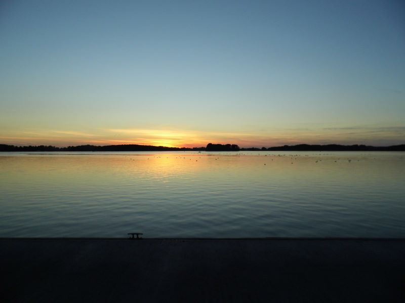 Abendstimmung über der kleinen Müritz