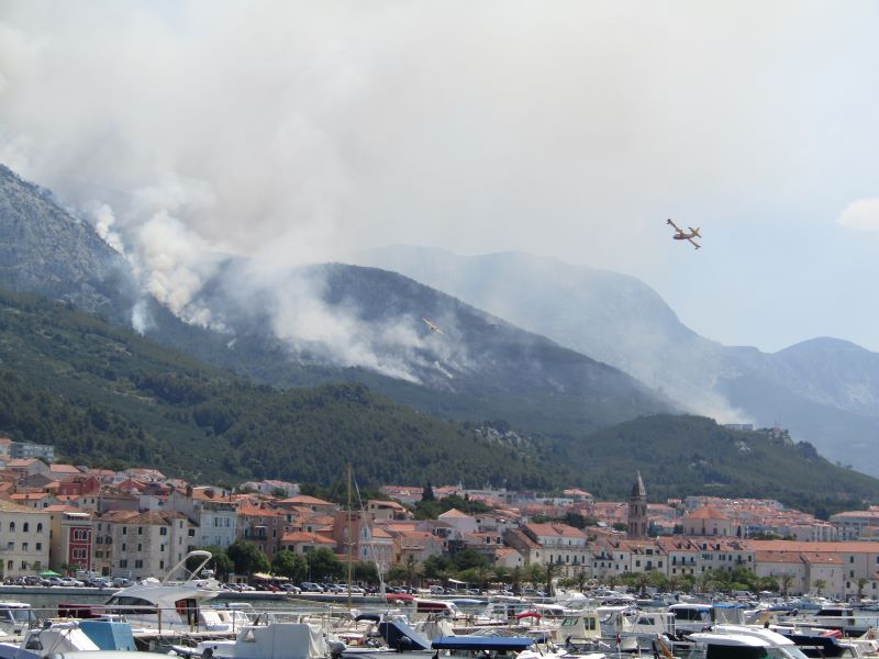 Löschflugzeuge im Einsatz
