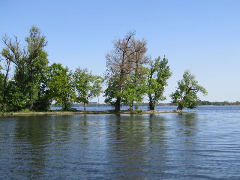 im Breitlingsee bei der Stadt Brandenburg