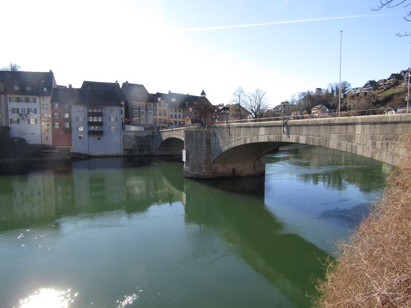 Laufenburg - Blick rheinabwärts