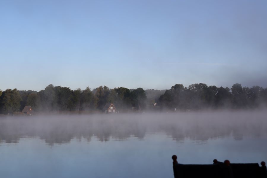 Morgenstimmung mit Bodennebel in Mirow
