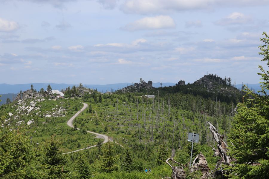 Rückblick zum Dreisesselberg
